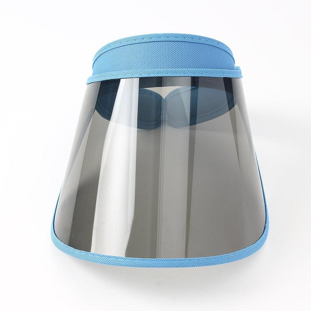 UV Protection Sun Cap 2-piece Set (blue) Sun Visor Hat