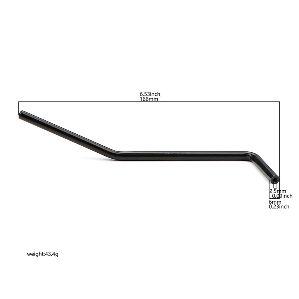 6mm Thread Electric Guitar Tremolo Arm Replacement Push-in Style Guitar Single Tremolo Arm Whammy Rod Vibrato Arm