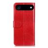 For iPhone Air Case Crazy Horse Texture PU Leather Phone Stand Cover