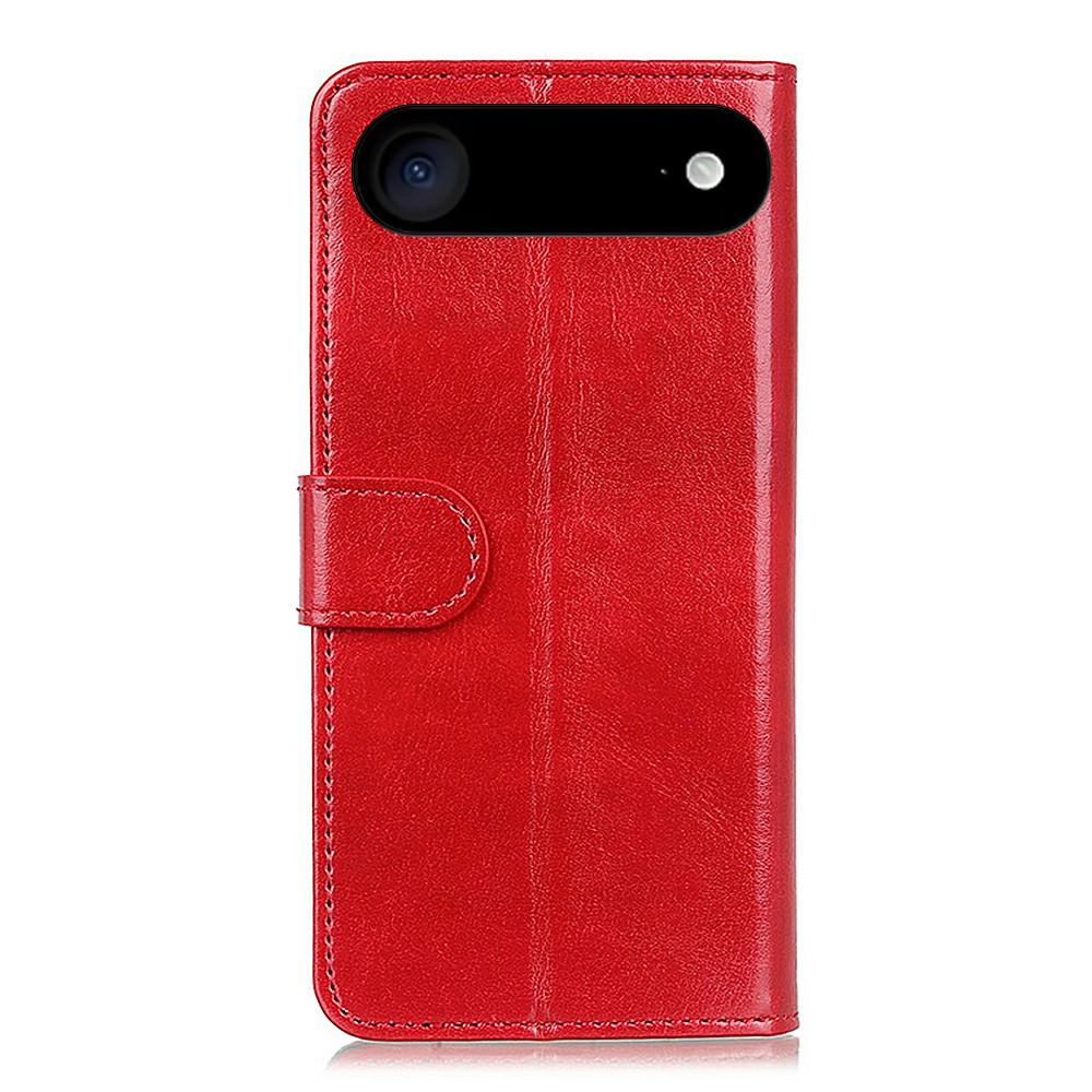 For iPhone Air Case Crazy Horse Texture PU Leather Phone Stand Cover