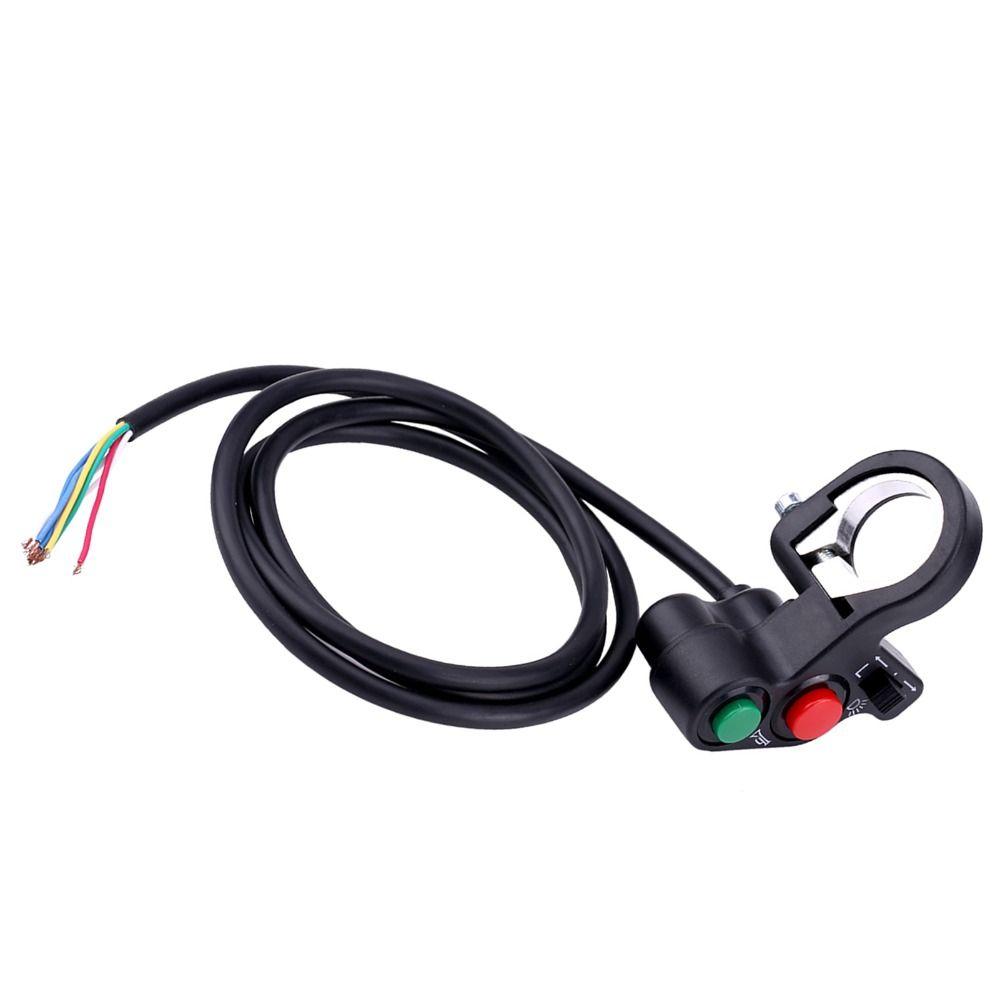 7/8 Inch Bar Motorcycle Handlebar Switch Cable 1m Horn Switch  Motorcycle Accessories