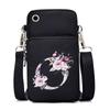 Printed casual portable messenger bag new shoulder bag multi-function fashion mobile phone bag