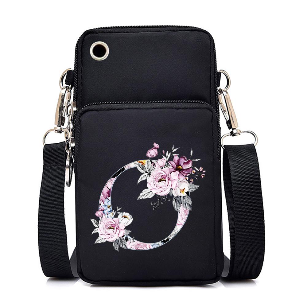 Printed casual portable messenger bag new shoulder bag multi-function fashion mobile phone bag