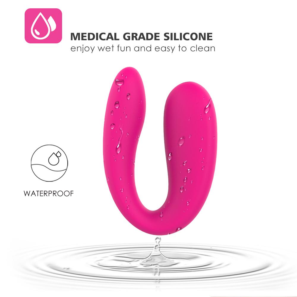 G-Punkt-Klitoris-Stimulator, Paar-Vibrator, Vagina, U-förmiger Dildo, Vibrator, Massage, Sexspielzeug