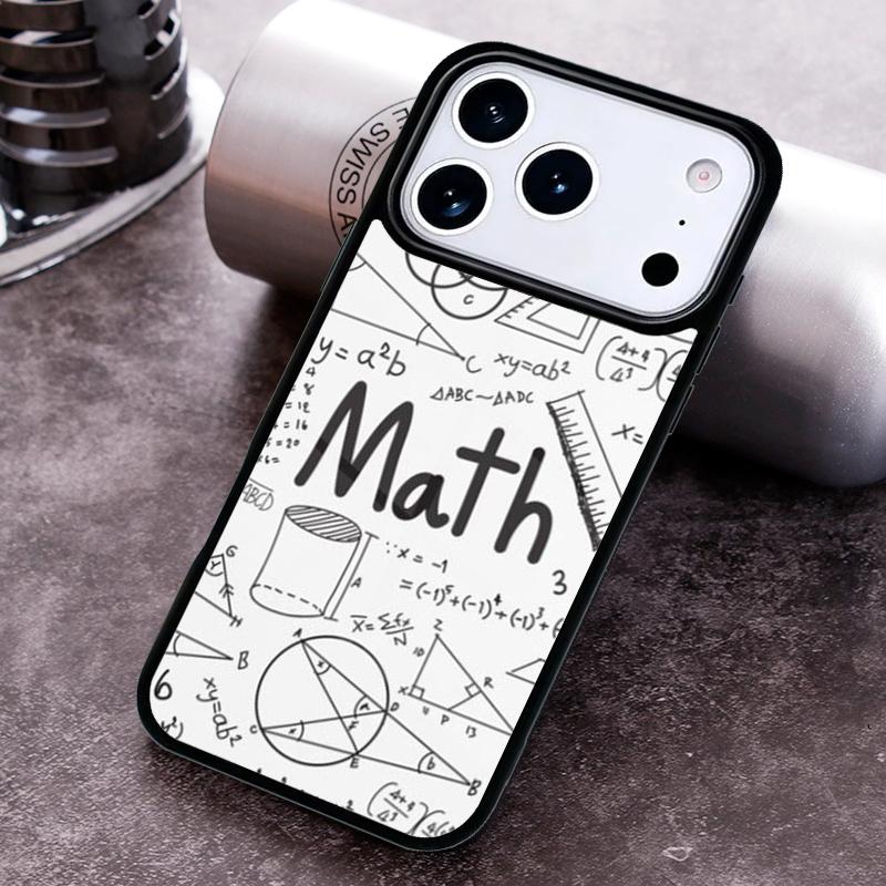 Physics Math Formula Equation soft Phone Case for iPhone 17 16 15 Pro Max Air 14 13 12 11 Plus Shockproof Capa Cover