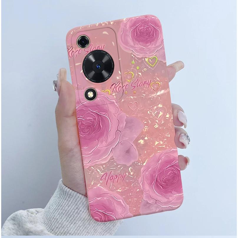 Handyhülle für Huawei Nova Y72 Hüllen 6,75" Niedliche Panda-Astronauten-Abdeckung für Huawei Enjoy 70 NovaY72 MGA-LX3 Weiche Silikonhülle