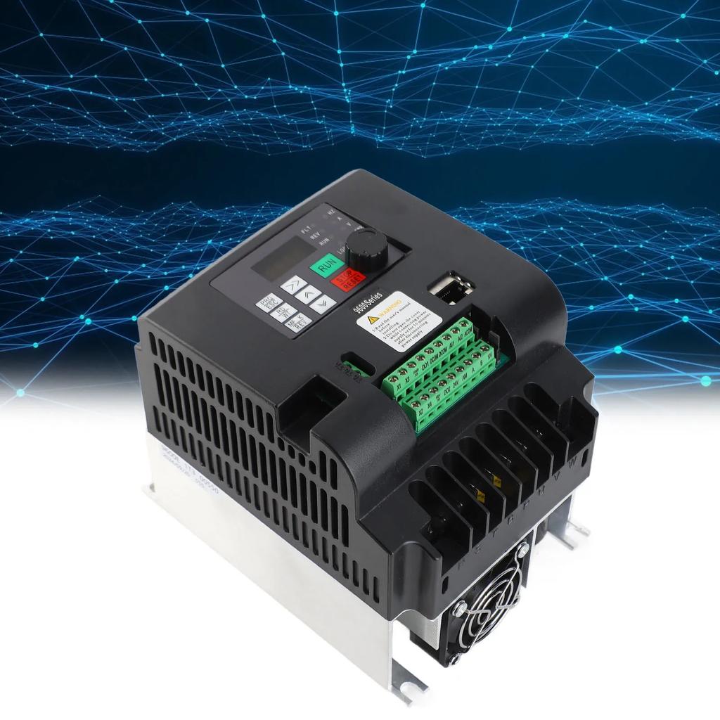 5.5kw Inverter Frequency Inverter Frequency Drive Inverter ABS Motor Frequency Converter Single Phase 220V to 3 Phase 380V 5.5kw