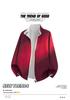 Reversible Stand Collar Unisex Jacket, 2025 Spring/Autumn, American Plus Size, Loose Fit, Casual Windproof Design.