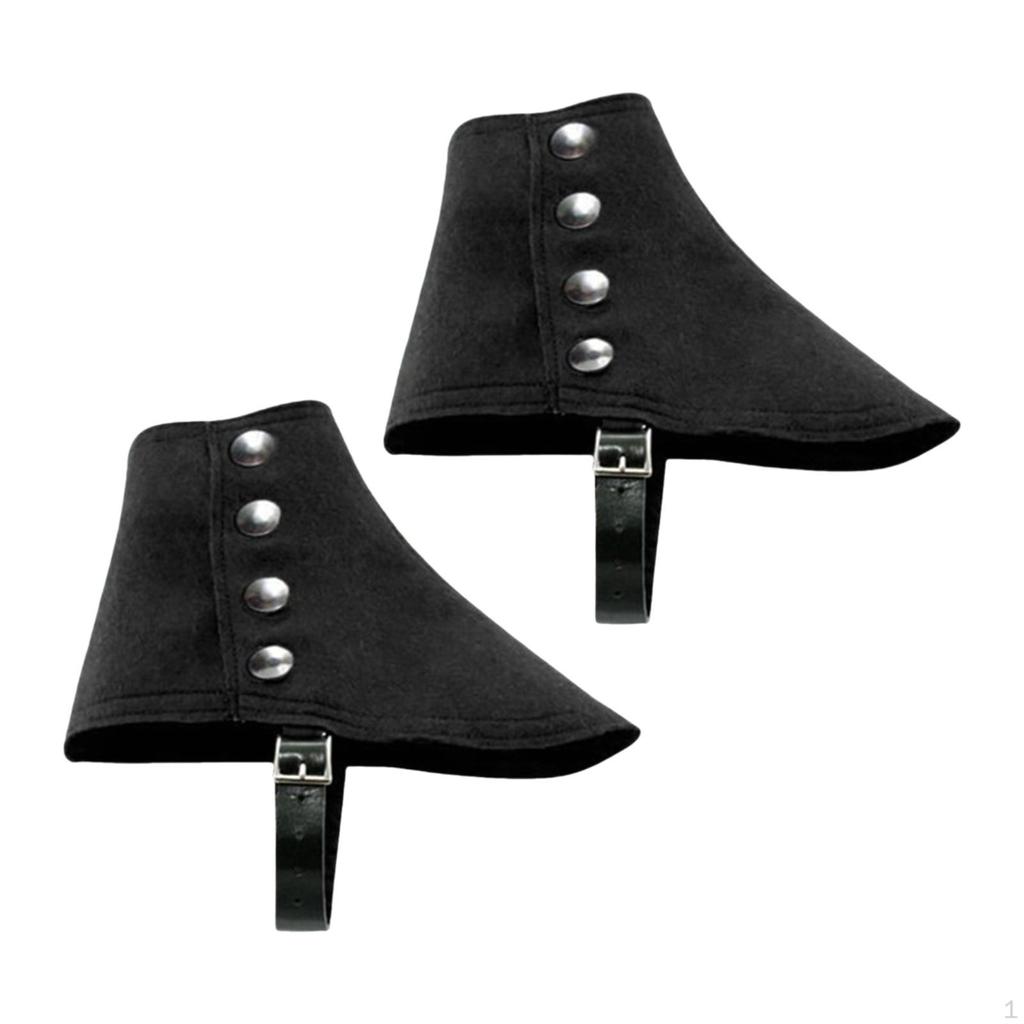 Gangster Spats Birthday Vintage Style 1920S Costume Medieval Pirate Boot Covers