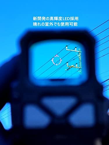 6mm Tactical HolyWarrior UH-1 GEN2 Type Holographic Dot Sight with NV Mode, Auto-Off Function, and High-Brightness LED for Use in Hot Sunshine