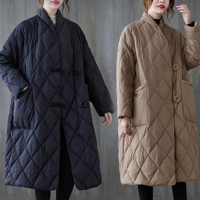 Dames Winter Losse Grote Maat Katoenen Jas Verdikt Jack