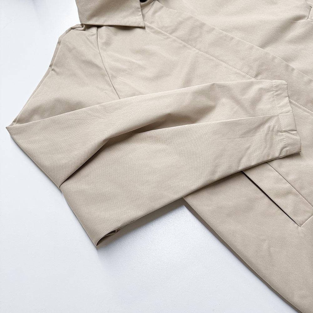 Autumn and Winter New French Style Workwear Trenchcoat Khaki Lapel Fashionable Loose Mid-length Coat Women's Clothing