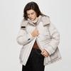 Women's Fashion Hooded Mid-Length Down Jacket