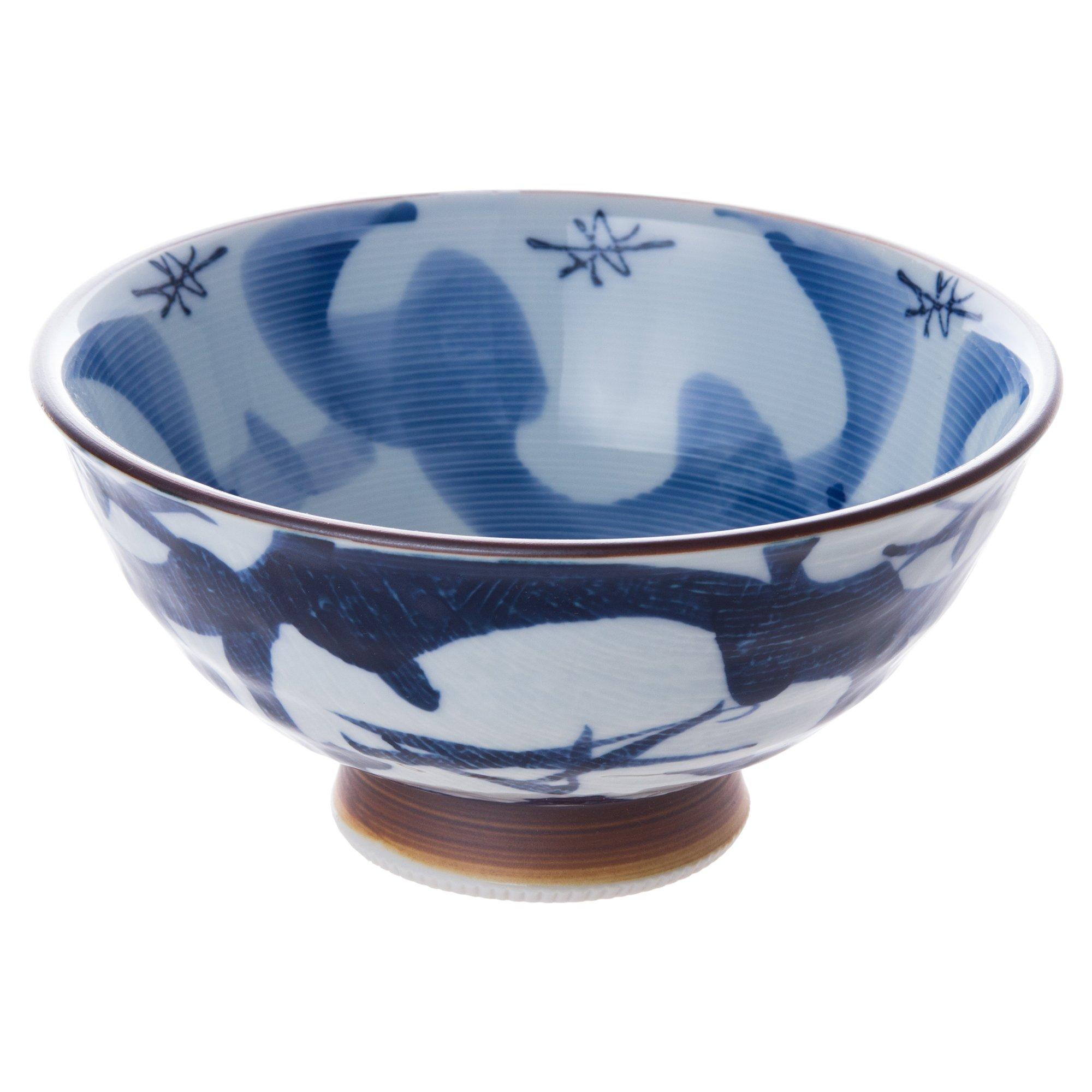 

Arita ware Nunome Naibai plum four and five bowls