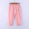 Summer Kids Loose Wide Leg Pants Linen Lantern Sleepwear Boys Girls Casual