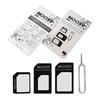 Nano Simkartenadapter 4 in 1 Micro iPhone HTC SAMSUNG Noosy schwarz