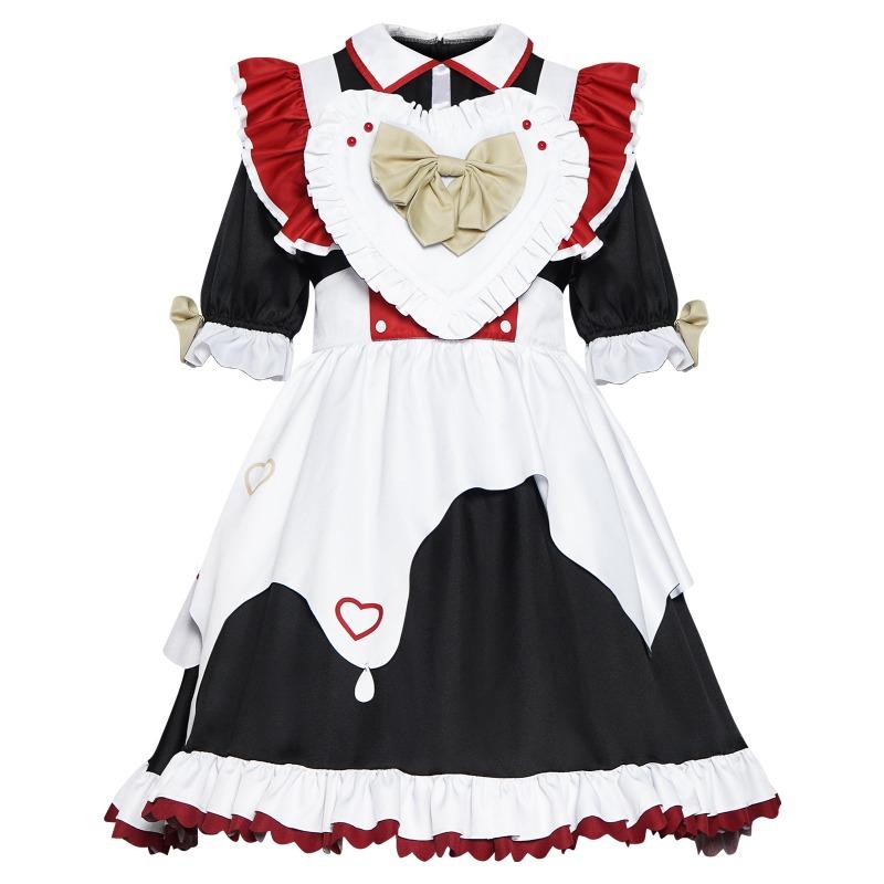 Live Streaming Host Girl Heavily Dependent Cos Taking Tangtang Chaotian Sauce Maid Outfit Cosplay Stage Show Costume