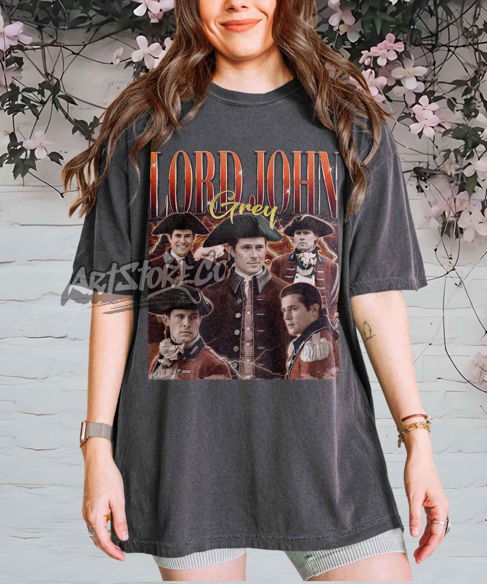 Lord John Grey Shirt, Vintage Drama Fan Tee 4XL