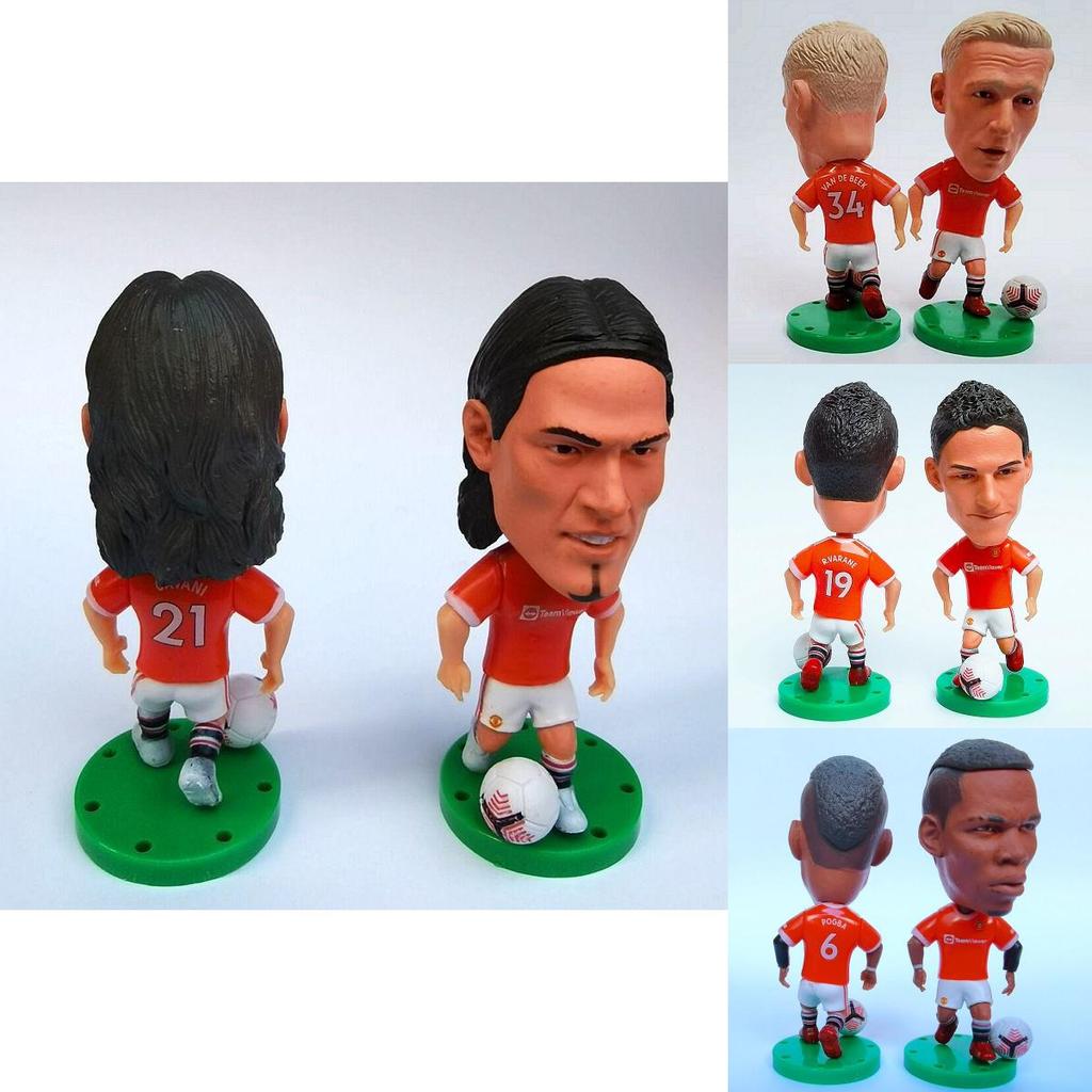 Soccer Player Mini Figures Sports Model Dolls For Home Decoration