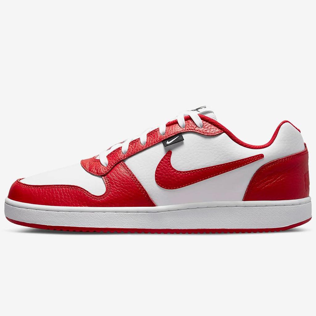 Nike Ebernon Low Premium Size (White/Black/University Red) AQ1774-101, 24.5cm (Japan)