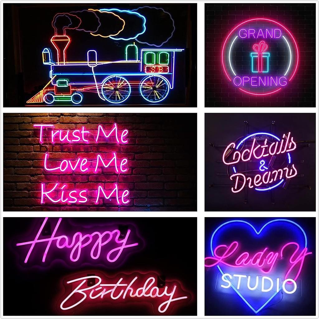 Led Neon Strip Light 12V Silicone Indoor Outdoor 16.4Ft/5M 600LEDS Waterproof Flexible for Bar Home TV Kitchen Bedroom Wedding