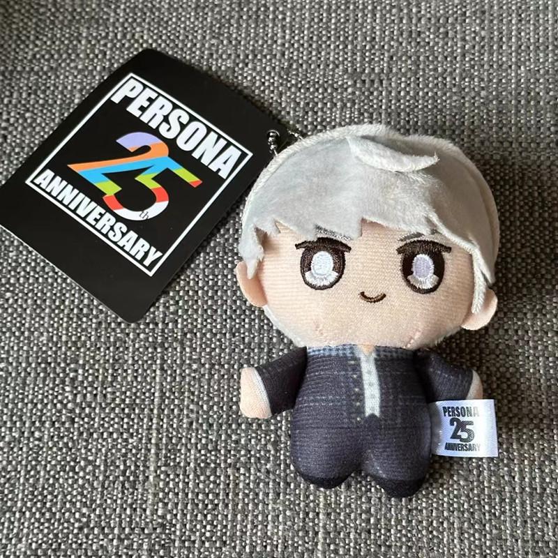 10CM Anime Yuuki Makoto Aegis Shiomi Kotone Gorou Akechi Joker Shiomi Kotone Cosplay Anime Plushie Pendant Kids Christmas Gifts