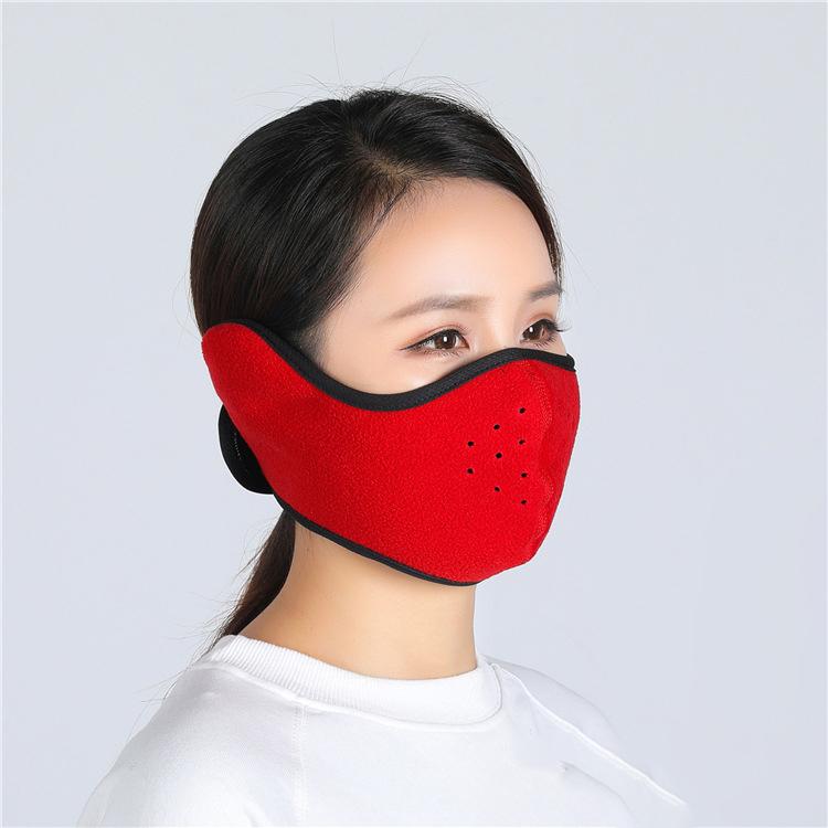 Winter Outdoor Skiing Cycling Mask Ear Mouth Cover Neck Warmer Windproof Reusable Cycling Snowboard Ski Hiking Sport Scarf