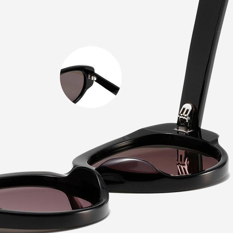 Nylon Cat Eye Sunglasses Fake Tide Red Zone Street Shot Quality Sunglasses Plate B9055