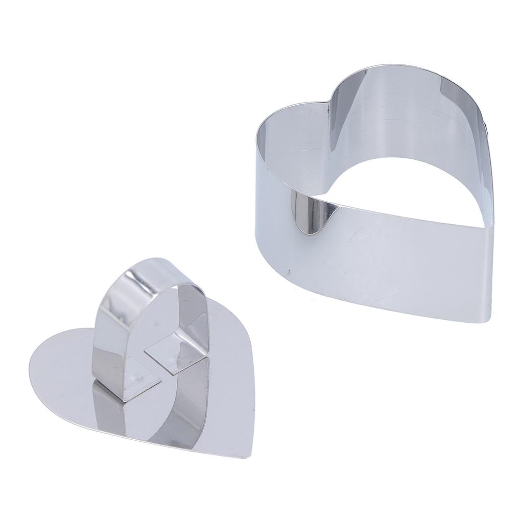 Cake Mousse Ring Mold Stainless Steel Dessert Rings Cake Cutter for Salads Pastries Baking Tool