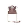 5AC Logo Anhänger Reißverschluss Kette Leder Umhängetasche Damen Taschen Rosa SB3WG0025P4455T5071