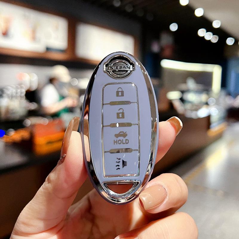 Applicable To 21 Nissan Teana Key Sets, New Xuanyi Qijun Buckle, Tiida Jin Qashqai Bag, Nissan Car, Blue Bird Shell Woman