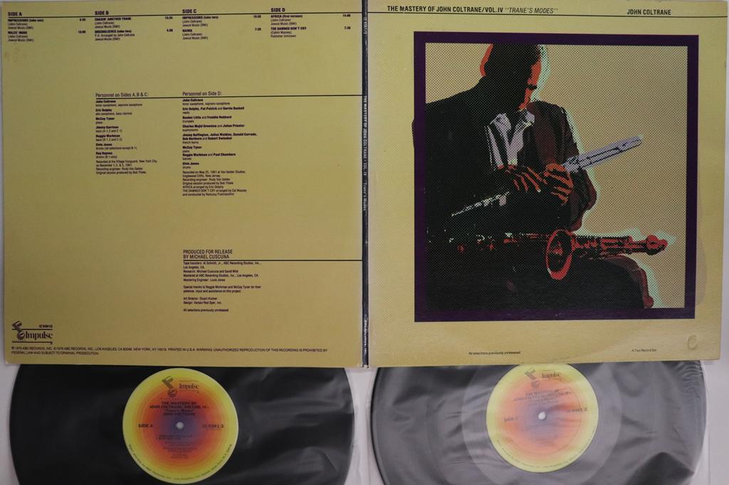 LP Schallplatte JOHN COLTRANE Meisterschaft von John Coltrane Vol. Iv IZ93612 ABC IMPULSE 1979 US Jazz Gebraucht