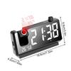 Digital Clock Projector HD LED Display Clock On Ceiling With Temperature Sensor Smart Bedside Alarm Clock 180 Degree Rotatable