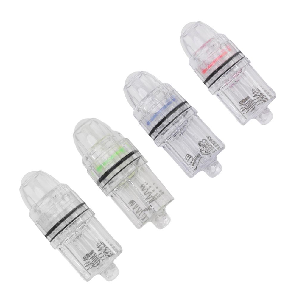 Deep Drop Fishing Light Transparent Plastic AA Battery Powered LED Fishing Light for Trolling Sea Fr