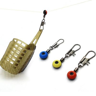 Accessoires de pêche à la carpe, 25 pièces, perles d'arrêt pivotantes, manchon Anti-emmêlement, pour l'exécution des plates-formes d'alimentation en plomb, matériel de matériel