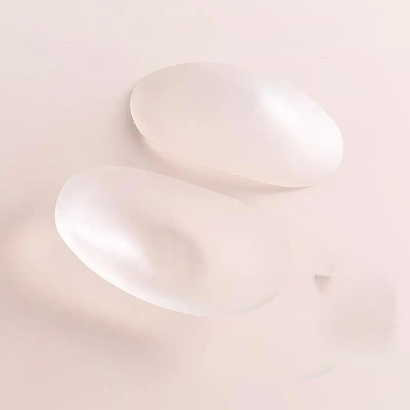 

1 пара невидимых подплечников, съемный дышащий силиконовый подплечник, противоскользящий клейкий липкий коврик для женщин и мужчин Silicone -Transparent