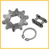 1 Set 420 10T 20mm Motorcycle Front Engine Sprocket for 50cc 70cc 90cc 110cc 125cc Dirt Pit Bike Mini Bike ATV Auto Replacement Parts