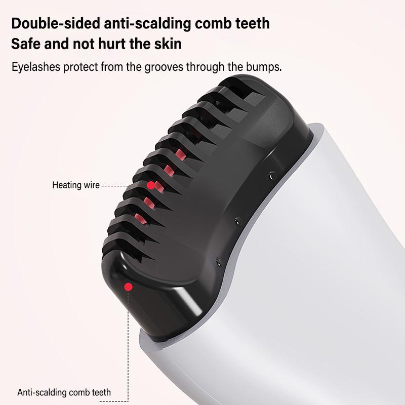 Portable 5D Heating Curling Electric Eyelash Curler 3 Modes Perm Eyelash Curler Heated Eyelash Grafting Long Lasting Makeup Tool