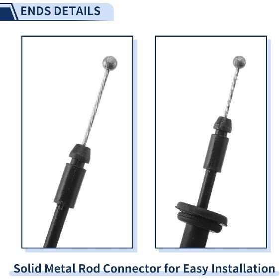 Hood Latch Release Cable for Hyundai Accent 2006-2011 No.811901E000 Engine Hood Release Cable 1 Pc