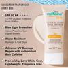 mCaffeine Matte Sunscreen SPF 50 for Men & Women 50ml | Lightweight, Water Resistant, Zero White Cast, Sun Protection