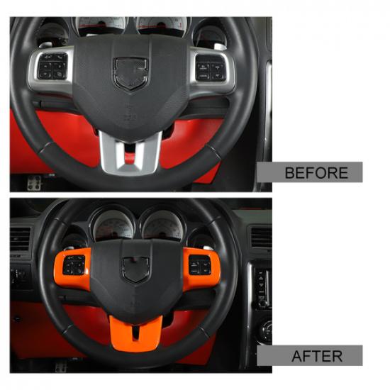 Lenkradverkleidung Abdeckung Für Dodge Challenger/Charger/Durango 2009-2014 Orange