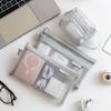 6pcs Transparent Mesh Coin and Miscellaneous Storage Bags, Portable 3D Card Organizer Pouches Cosmetic Bags Travel Storage Bag