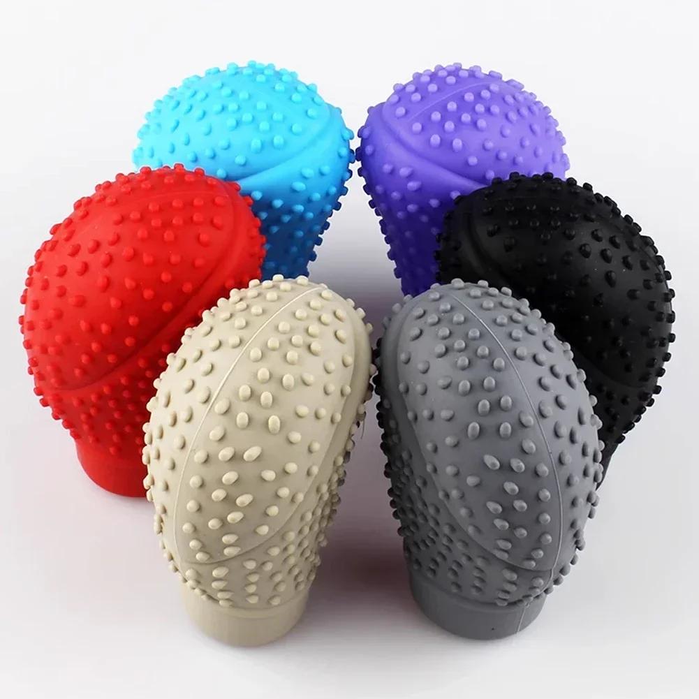 Universal Car Manual Gear Shift Cover Non-Slip Silicone Knob Sleeve Gear Shift Grip Protective Covers Car Interior Accessories