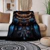 1pc Owl Print Blanket, Soft Warm Throw Blanket Nap Blanket For Couch Sofa Office Bed Camping Travel