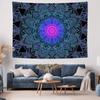 Ethereal BluePurple Mandala Tapestry Psychedelic Style Ideal for Meditation  Relaxation Wall Decor