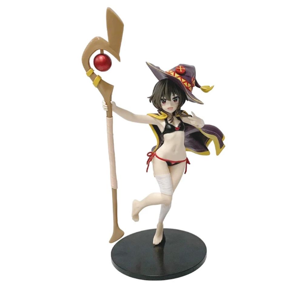 

Anime Kono Subarashii Sekai Ni Shukufuku O! Megumin Figurine Swimsuit Style Standing Model Plaything Doll Aciton Figurine Pvc
