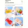 Vintage Style Ice Cream Maker - Airtight 4-Slot Mold with Lid, Nostalgic Popsicle Shapes, Easy Freeze & Store At Home