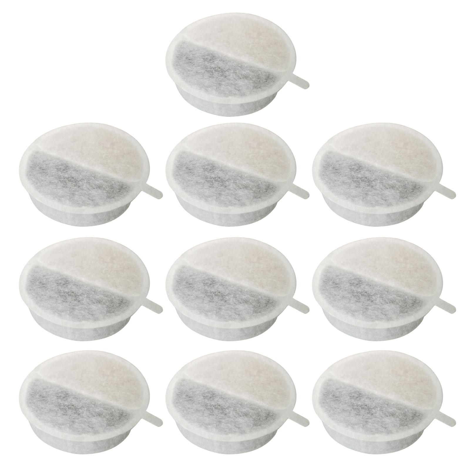

Cat Fountain Filters Set of 10 Drinking Dispenser Replacement Filter Foam Water Filtration System Dog Fountain Filter