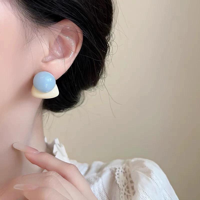 

Серьги-гвоздики в гонконгском стиле, синие, для отпуска, для женщин – Ретро, преувеличенные, с уникальным дизайном