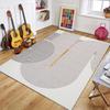 Geometric Line Pattern Area Rug Soft Durable Non Slip Washable Floor Mat for Living Room Bedroom Dorm Apartment Home Decor